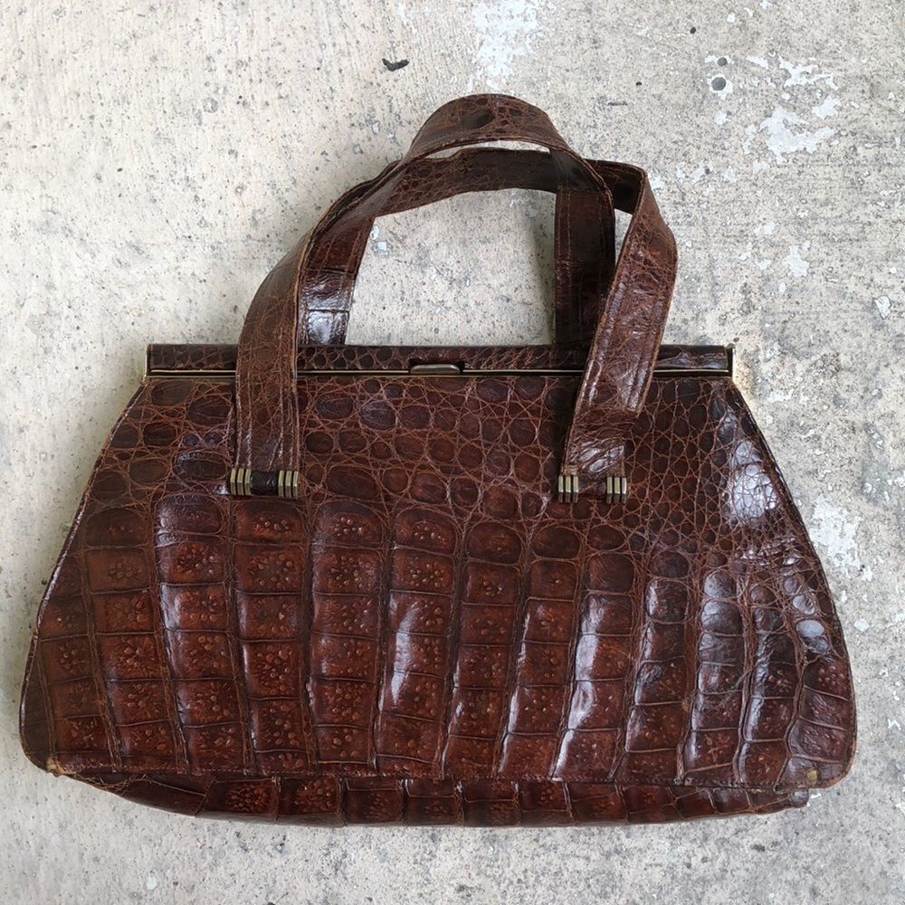 Vintage crocodile bag
